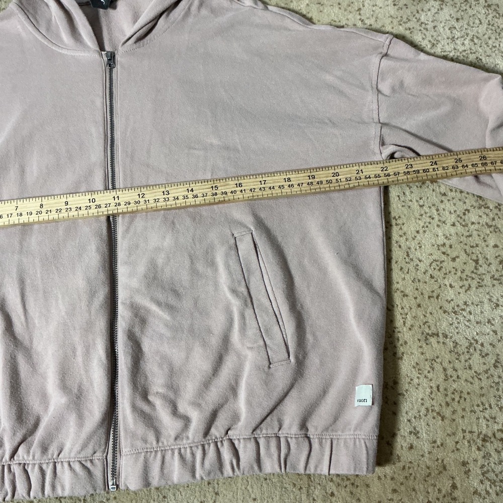 Vuori Laguna Full Zip Hoodie Mauve Pink Sweatshirt VW256 Womens S - Picture 4 of 6